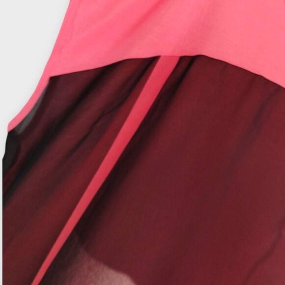 Lane Bryant Womens Tshirt Sz 18 Jet Setter Graphic Coral Sleeveless Scoop Y2K - Picture 5 of 12